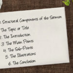 The Six Structural Components of the Sermon